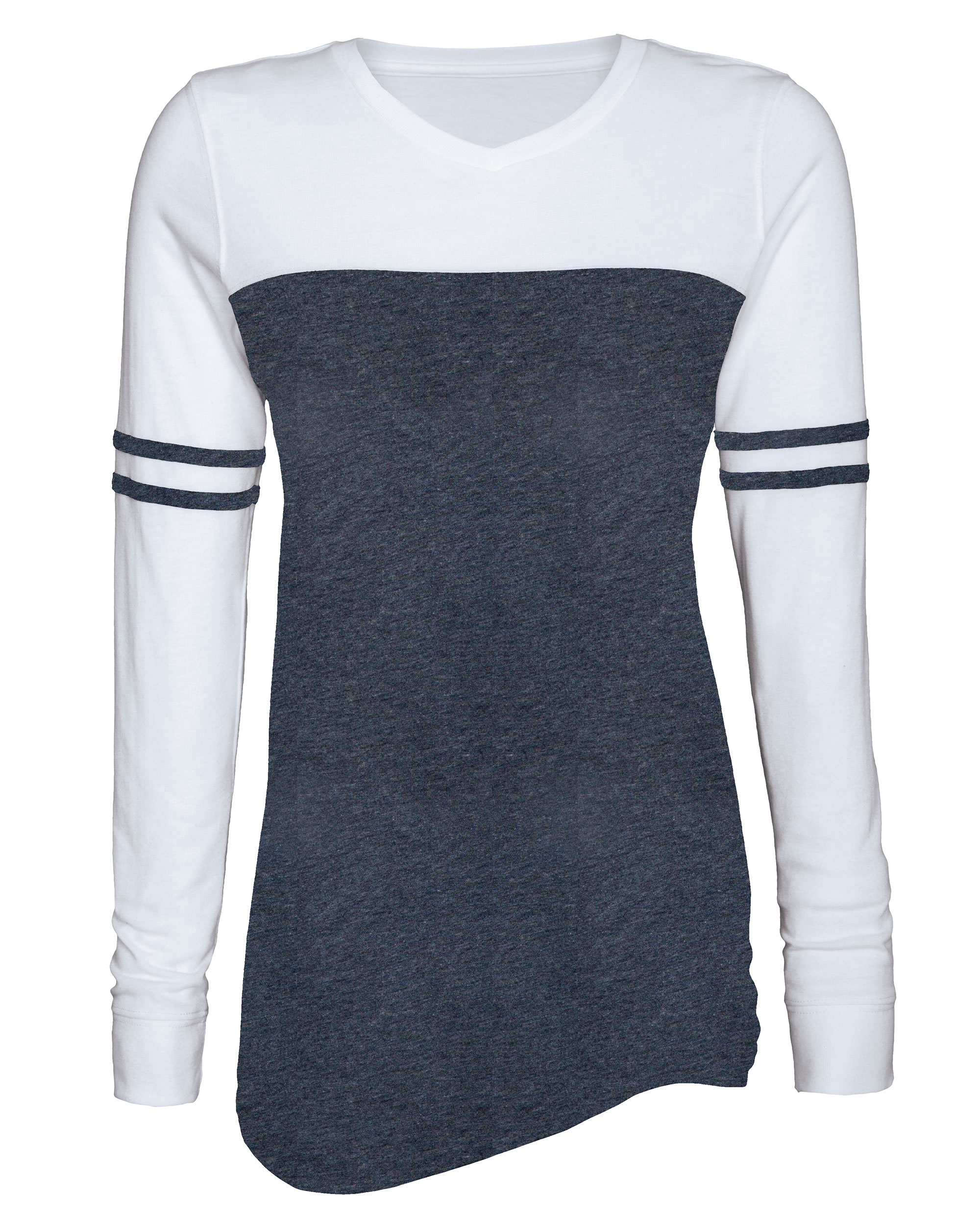 click to view Heather Navy/White